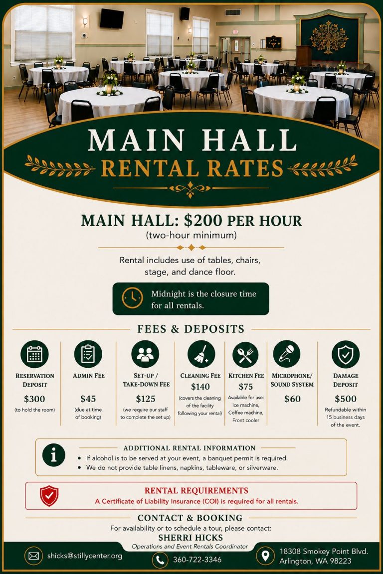 Stilly Valley Center | The Stillaguamish Senior Center